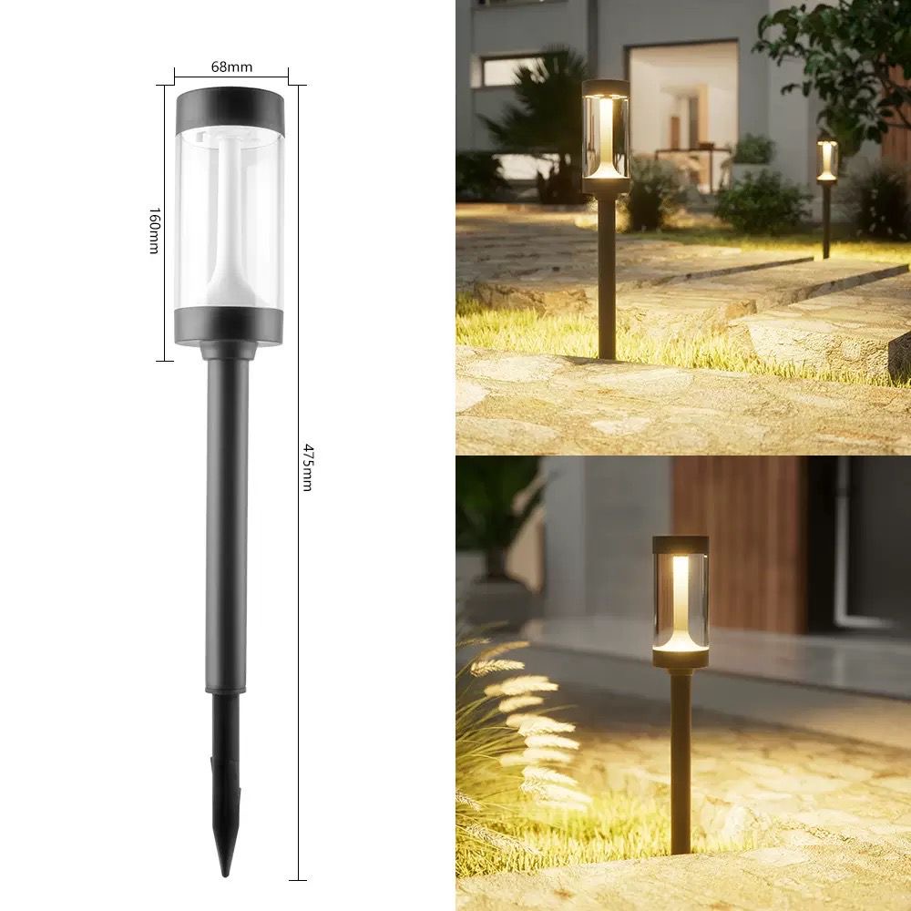 Lampe Solaire de Jardin à Piquer — Éclairage Élégant et Moderne