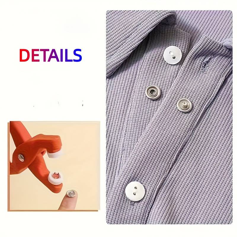 Image galerie 1 - Kit Pince pour Bouton-Pression avec 50 Boutons-Pressions – Outil de Couture Polyvalent