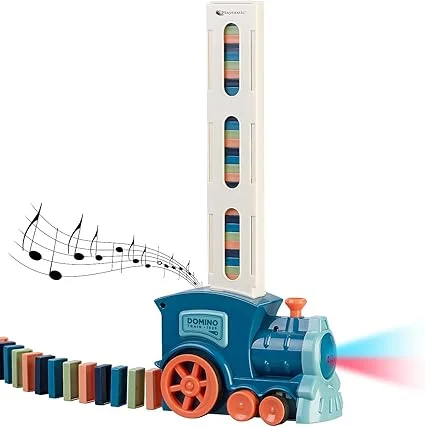 Image galerie 2 - Domino Train Automatique - Jeu Éducatif et Amusant pour Enfants