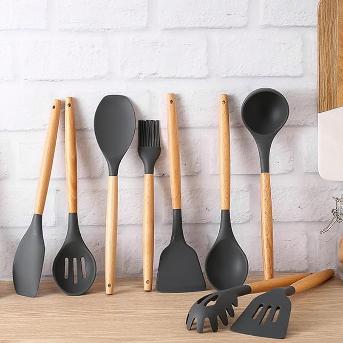 Image galerie 2 - Ensemble de 12 ustensiles de cuisine en silicone